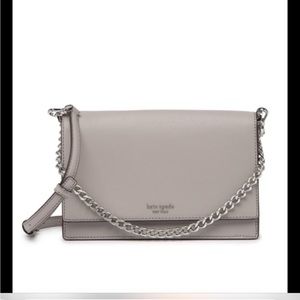 Kate spade convertible crossbody bag in soft taupe